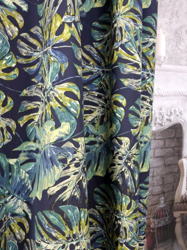 ZASŁONA MONSTERA TURKUS  SZER.130CM