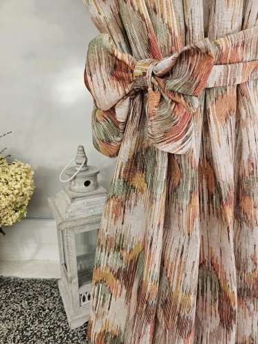 ZASŁONA PASY PRL ZYGZAK SZER.130CM