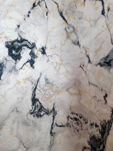 ZASŁONA EKSKLUZYWNA MARMUR GRANIT ZŁOTO SZER.140CM