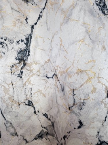 ZASŁONA EKSKLUZYWNA MARMUR GRANIT ZŁOTO SZER.140CM