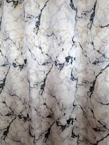 ZASŁONA EKSKLUZYWNA MARMUR GRANIT ZŁOTO SZER.140CM