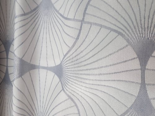 ZASŁONA EKSKLUZYWNA SREBRNY ŻAKARD SZER.140CM