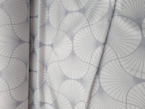 ZASŁONA EKSKLUZYWNA SREBRNY ŻAKARD SZER.140CM