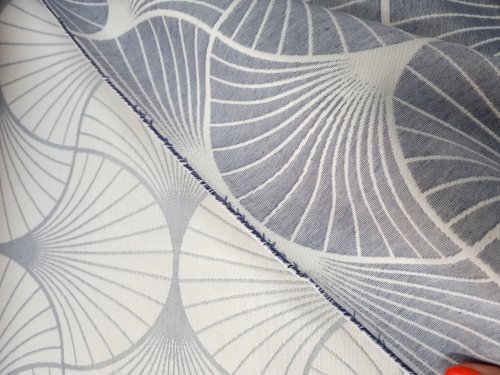 ZASŁONA EKSKLUZYWNA SREBRNY ŻAKARD SZER.140CM