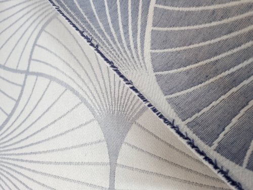 ZASŁONA EKSKLUZYWNA SREBRNY ŻAKARD SZER.140CM