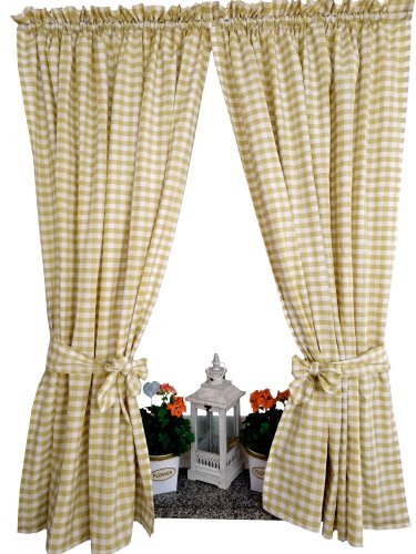 ZASŁONA BEŻ BRĄZ KRATA OBUSTRONNA SZER.130CM