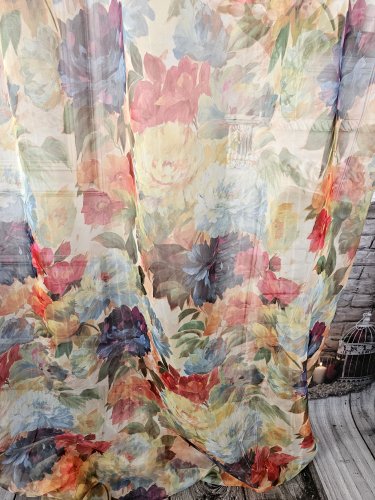 Firana woal pejzaże  szer.140cm