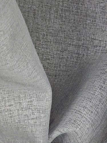 ZASŁONY SZRON LEN BATYST SZARY DO 300CM