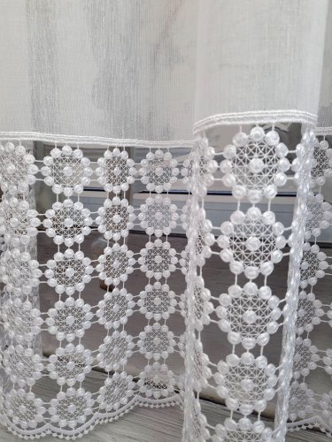 FIRANA  KORONKA GIPIURA DO 280CM