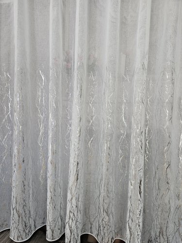 FIRANA MARKIZETA SREBRO ŻYŁA 300CM