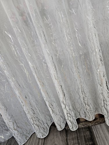 FIRANA MARKIZETA SREBRO ŻYŁA 300CM