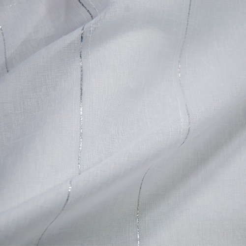 FIRANA BIAŁA SREBRNY PAS NITKA 300CM