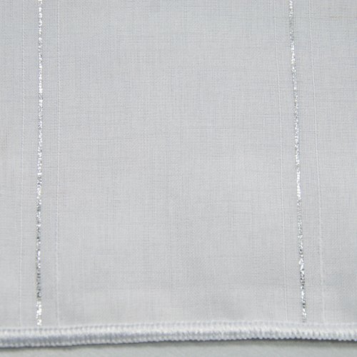 FIRANA BIAŁA SREBRNY PAS NITKA 300CM