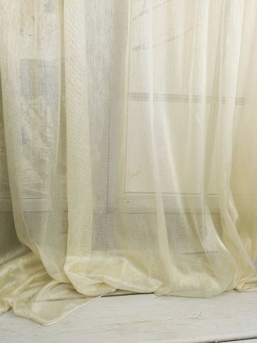 Firana natural połysk krem ecru 300cm