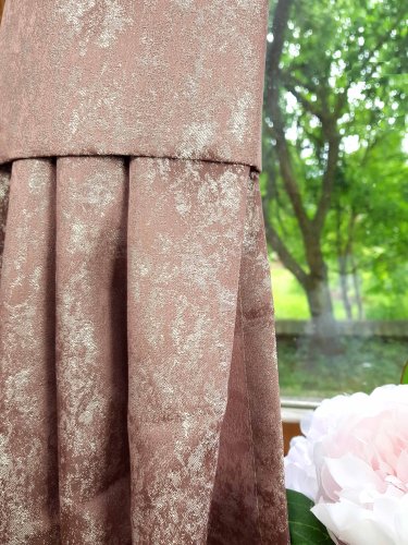 ZASŁONY GLAMOUR RÓŻOWY  DO 300CM