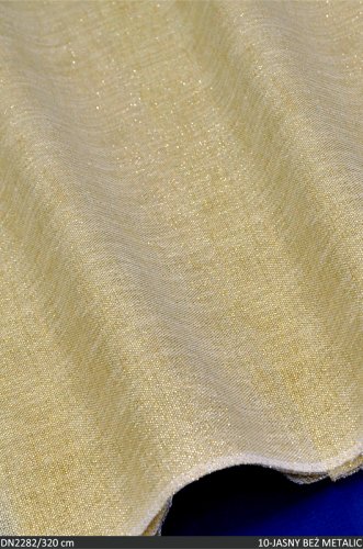 ZASŁONA ZŁOTA GLAMOUR SZER.130cm