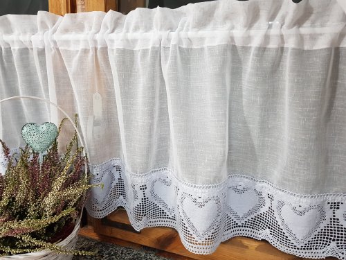 ZAZDROSTKA SHABBY CHIC NIEBIESKIE SERCE