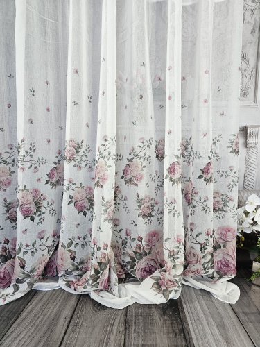 FIRANA ETAMINA ROSE GARDEN DÓŁ 295CM