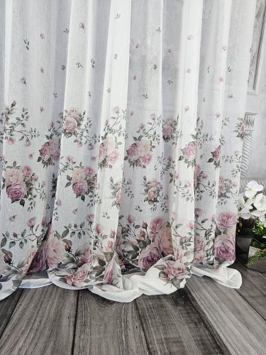 FIRANA ETAMINA ROSE GARDEN DÓŁ 295CM