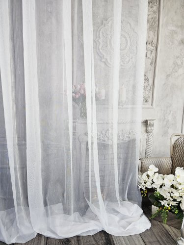 FIRANA NATURAL NITKA SREBRNA PION 300CM