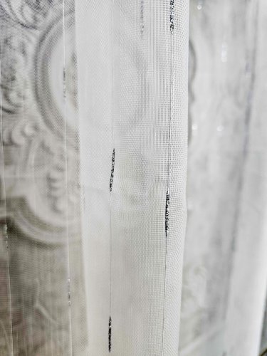 FIRANA NATURAL NITKA SREBRNA PION 300CM