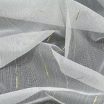 Firana gotowa markizeta złota nopa 140cm szer./250cm wys.