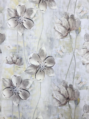 ZASŁONA KWIAT DIAMENT (5WZORÓW)  SZER.140cm