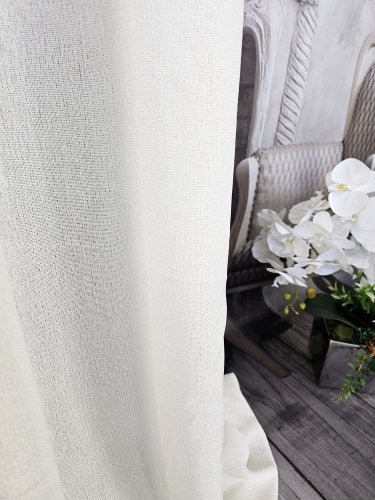 ZASŁONY 6KOLORÓW NATURALNA BOHO SIATKA ECRU DO 300CM