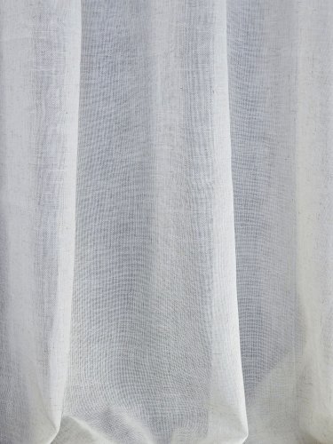 ZASŁONA Z DODATKIEM LNU NATURALNA MELANŻ BOHO  DO 300CM