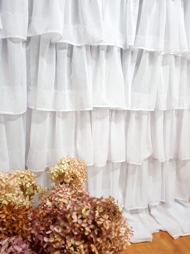 Firana kaskada  falbany batyst 1szt.  do 250cm