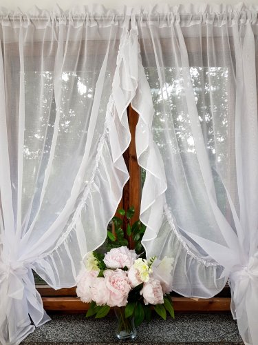 Komplet firan falbany 2x140/250cm