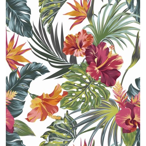 Tkanina dekoracyjna kwiaty szer.150cm