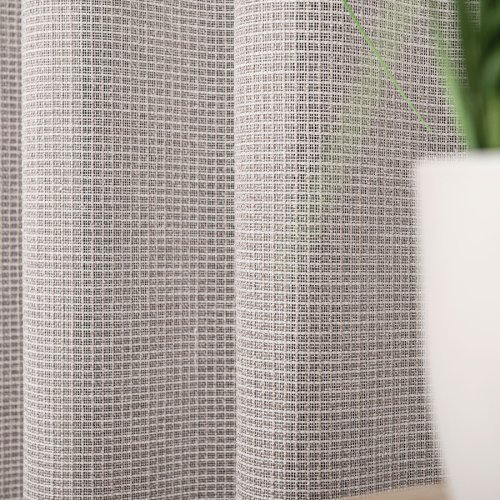 Boho szarobeżowa siatka bukla betty do 300cm