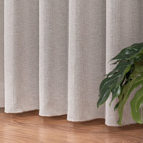 BOHO SZAROBEŻOWA SIATKA BUKLA BETTY DO 300CM