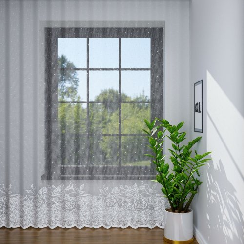 FIRANA ŻAKARD RÓŻA DO 250CM