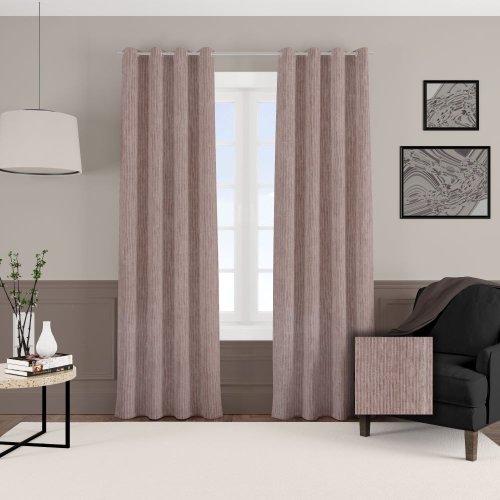 ZASŁONA DWUSTRONNA RIVER BRUDNY RÓŻ (KOLOR 012) JAK SZTRUKS