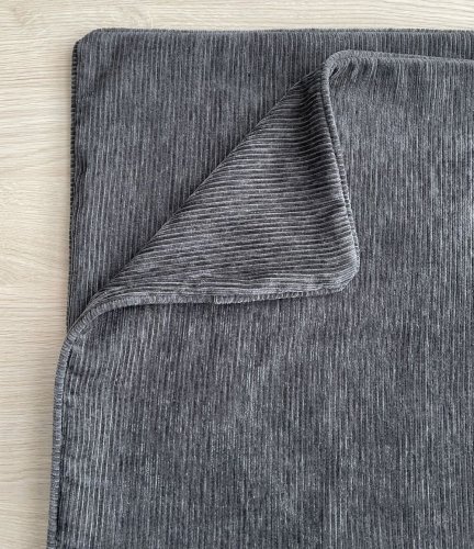 ZASŁONA DWUSTRONNA RIVER GRAFIT (KOLOR 011) JAK SZTRUKS