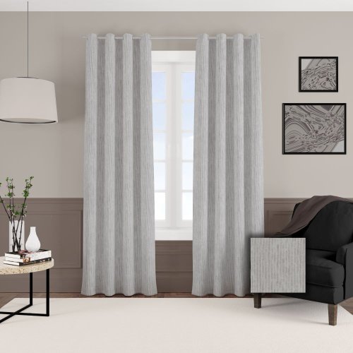 ZASŁONA DWUSTRONNA RIVER POPIELATA (KOLOR 009) JAK SZTRUKS