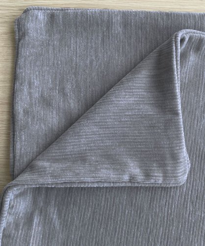 ZASŁONA DWUSTRONNA RIVER SZARA (KOLOR 010) JAK SZTRUKS