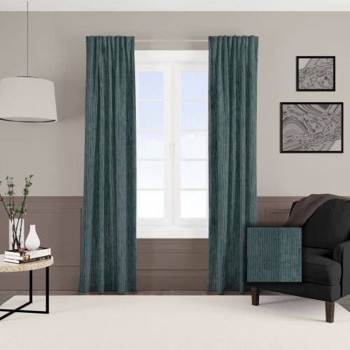 ZASŁONA DWUSTRONNA RIVER LAZUR (KOLOR 014) JAK SZTRUKS