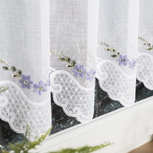 Zazdrostka panel natural haft kwiat 60cm  (cena za 0,50mb)