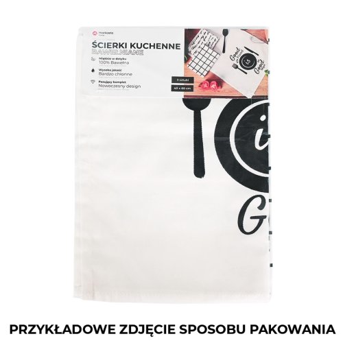 Ścierki 40 x 60cm Komplet 3 szt LOVE