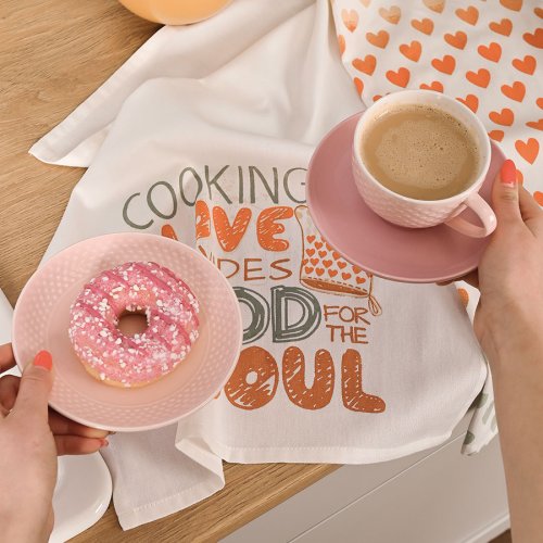 Ścierki 40 x 60cm Komplet 3 szt LOVE