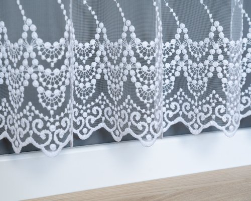 ZAZDROSTKA MARKIZETA SIATKA HAFTY 40CM/70CM  (cena za 0,50mb)