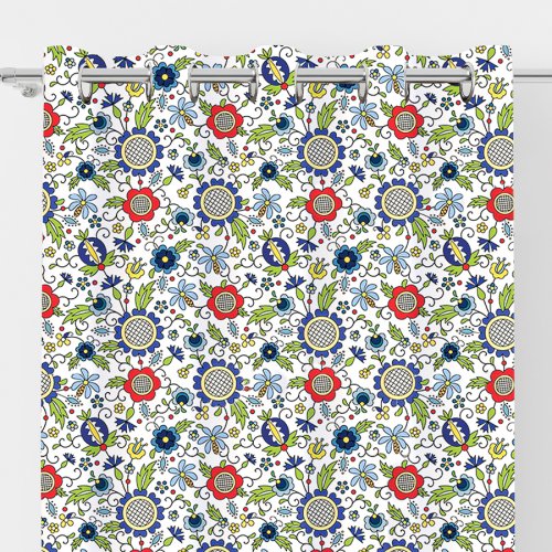 ZASŁONA FOLK KASZUBSKI SZER.150cm