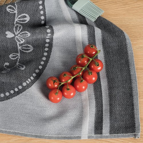 Ścierka kuchenna 50x70cm 1szt HANDMADE SZARA 001