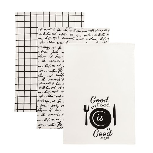 Ścierki 40 x 60cm Komplet 3 szt GOOD FOOD