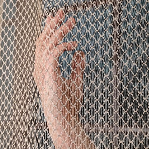 FIRANA FANTAZYJNA MOLLY JASNY BEŻOWY DO 300CM