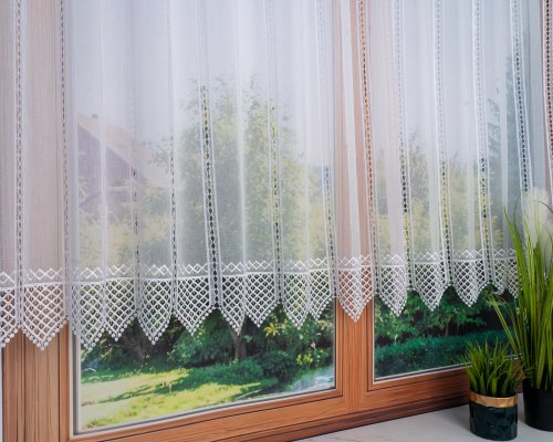 ZAZDROSTKA ETAMINA APLIKACJA BIEL  40/65/90/120CM  (cena za 0,50mb)