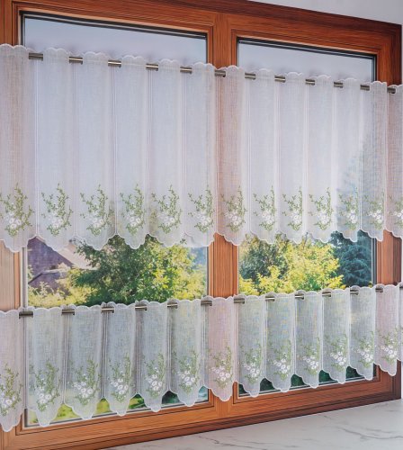 ZAZDROSTKA NATURAL HAFTOWANE STOKROTKI  35/60/90CM  (cena za 0,50mb)